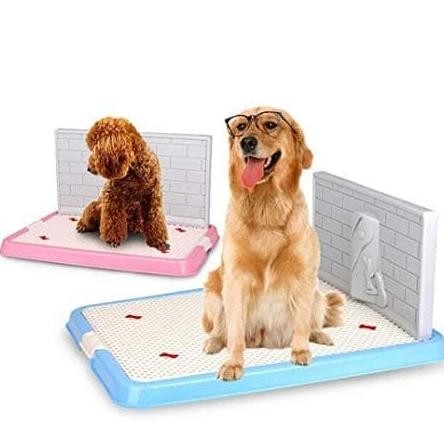 Pet Toilet Dengan Dinding Size L / Dog Toilet / Tempat Pipis Anjing