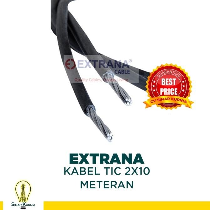 Kabel PLN 2x10 Twisted / Twist / Kabel Tiang listrik meteran | Extrana sinarkuuu Ayo Beli