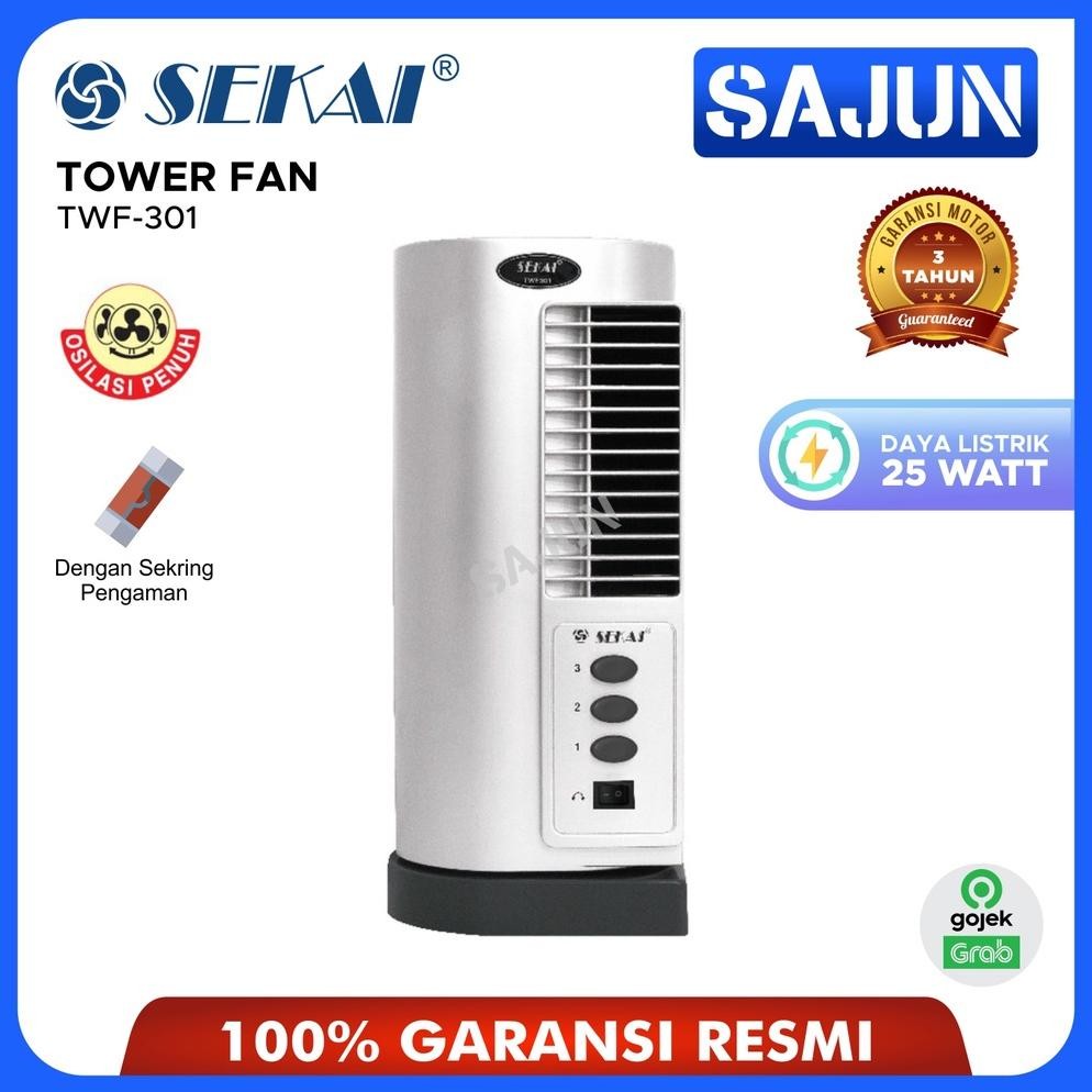 SEKAI Tower Fan TWF-301 Kipas Angin Menara Low Watt TWF301