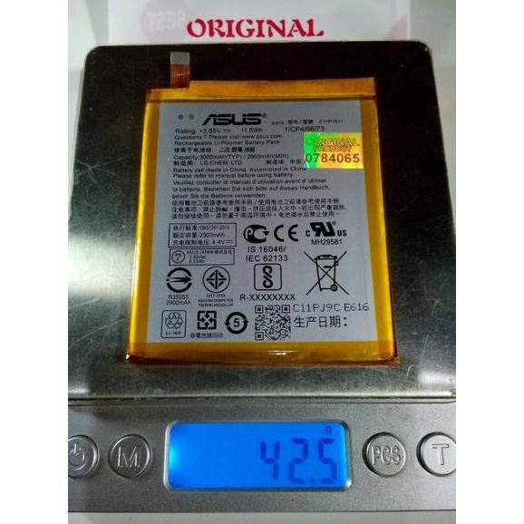 Original 100 Batu Batre Battery Baterai Asus Zenfone 4 Selfie 5.5 Zd55Kl X00Ld Zenfone 3 5.5 Ze552Kl