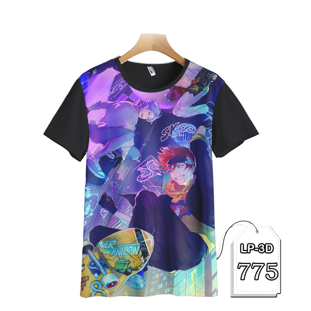 Baju SK8 The Infinity Baju Game Skateboard Serial Anak dan Dewasa LP3D-775 Fashion