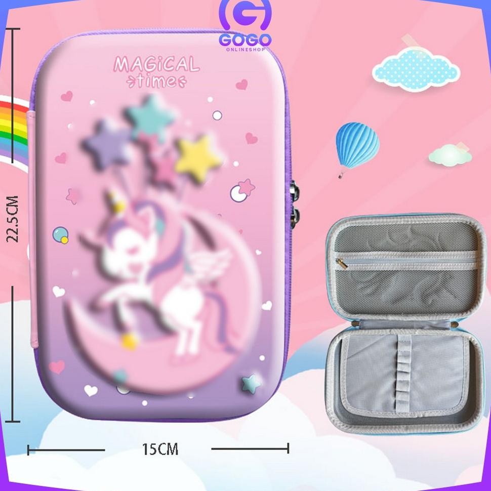 

fg-80 GOGO-A82 Kotak Pensil 3D Karakter Kartun Lucu / Tempat Pensil Anak Sekolah / Kotak Pensil Besar Pencil Case Cartoon / Tempat Pinsil Kotak Besar Alat Tulis Import Murah