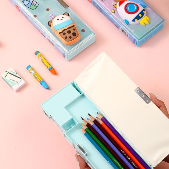 

Murah Meriah OSM JKT S5945 Kotak Pensil Case Magnet Untuk Anak Tk & Sd / Kotak Pensil Anak Lengkap Dengan Peruncing / Tempat Pensil Karakter Premium