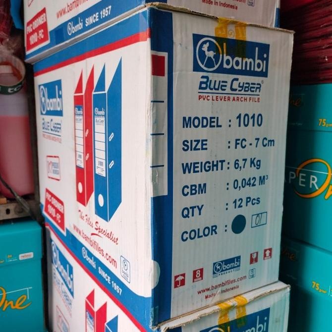 

Ordner Bambi Folio Satu Dus Isi 12Pcs Ukuran Folio 7Cm [ Brunr ]