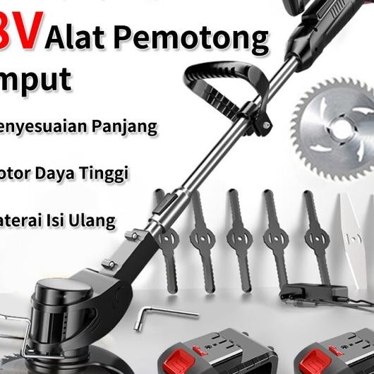 Mesin Pemotong Rumput Elektrik Mesin Potong Rumput Baterai