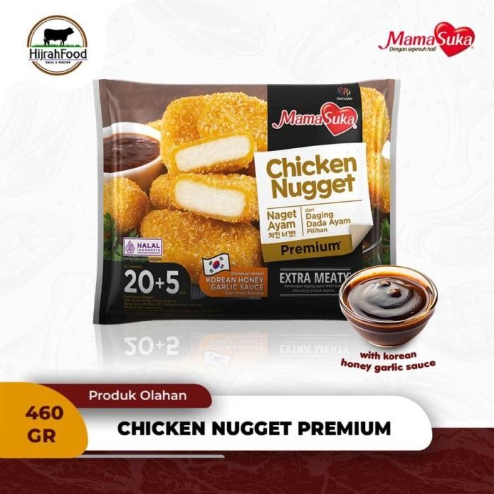 

MamaSuka Chicken Nugget Premium Extra Meat with Korean Honey Garlic Sauce - 460 gram