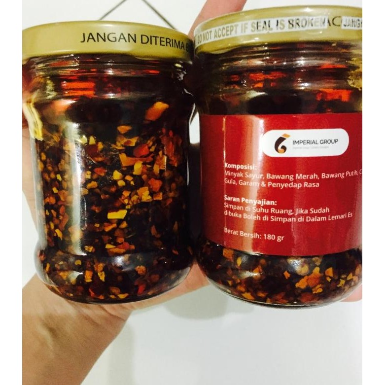 

CHILI OIL BY IMPERIAL KITCHEN & DIMSUM ( 100 % ORIGINAL GUARANTEE ) P83G