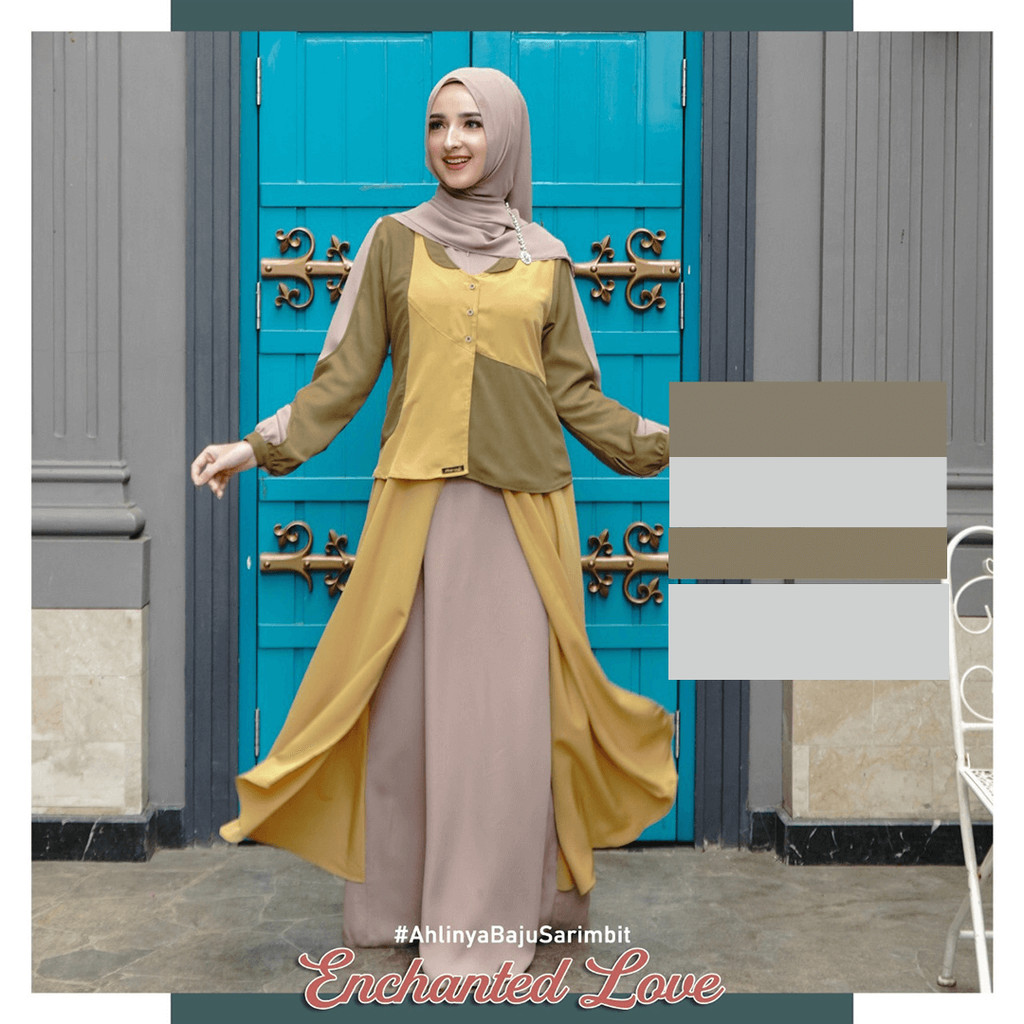 ETHICA | GAMIS DRESS MUSLIMAH KAGUMI 191 CREAM D40P