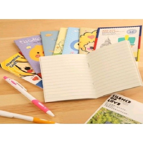 

BAJ Buku Tulis Mini Motif Kartun Cartoon Buku Catatan Memo Pad Mini Note Book Lucu Buku Tulis Kartun