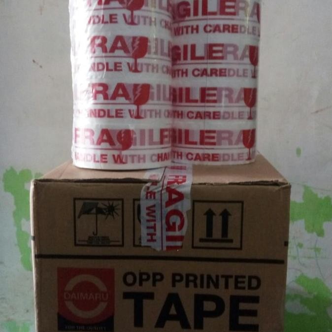 

1 Karton Lakban Fragile 48Mmx100 Meter Daimaru [ Brunr ]