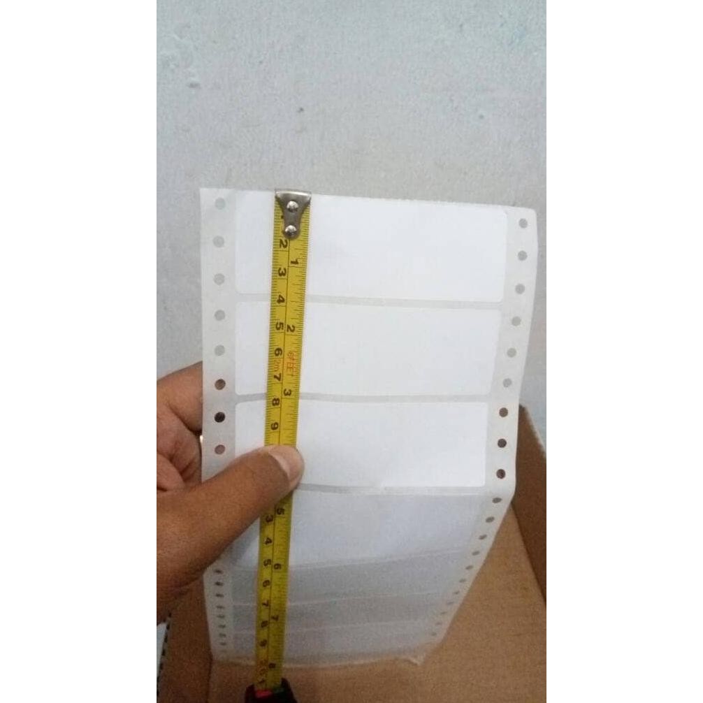 

Stiker Label Continuous Form 10,2 Cm X 3,5 Cm [ Brunr ]