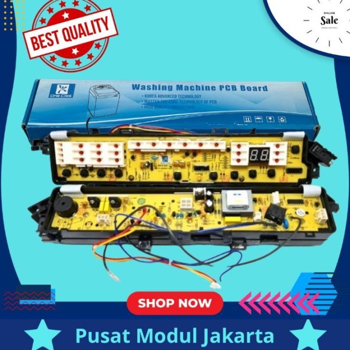 DISKON modul pcb mesin cuci toshiba AW-9790S / AW-9500GN / AW-1180S /