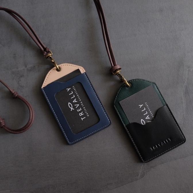 

BEBAS ONGKIR - Tempat ID Card Kulit Asli 2 kartu ID Card Holder Leather 2 Card