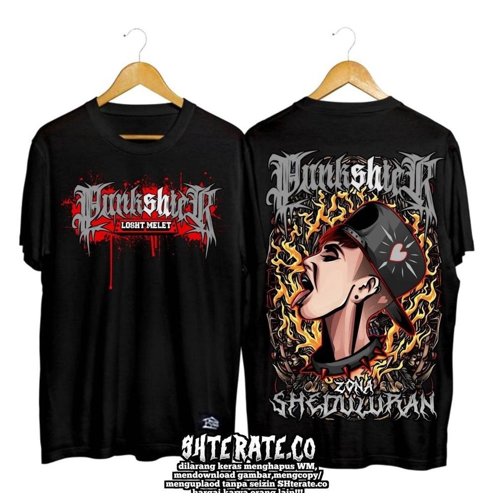 Big Sale Kaos Psht Punkshter Zona Seduluran Grosir