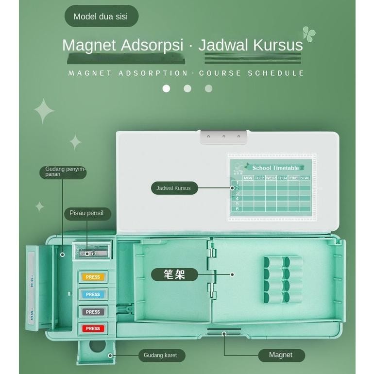 

Big Sale Kotak Pensil Multifungsi Motif Unicorn / Dinosaurus / Astronot Untuk Anak Lengkap Peruncing Gunting Isolasi Penghapus Penggaris Murah