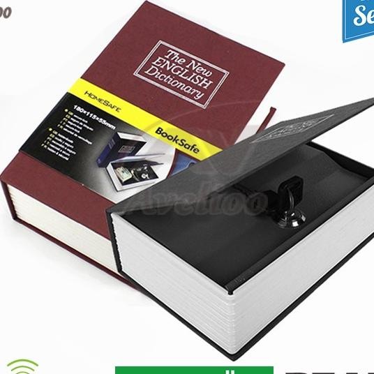 Brankas Buku Kamus Size L - Key Lo Metal Jewelry