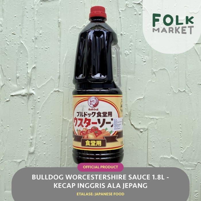 

Bulldog Worcestershire Sauce 1.8L - Kecap Inggris Ala Jepang 1800Ml