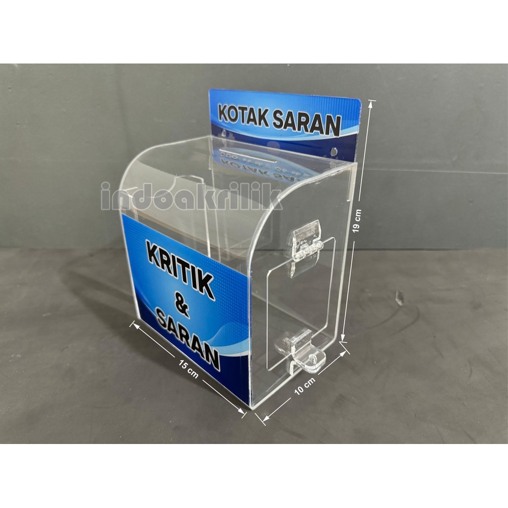 

Kotak Saran Acrylic Akrilik Hook2