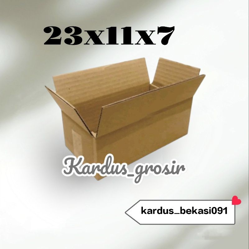 

kardus packing 23x11x7