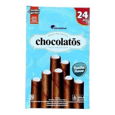 

CHOCOLATOS WAFER ROLL VANILLA 24'S - 010638
