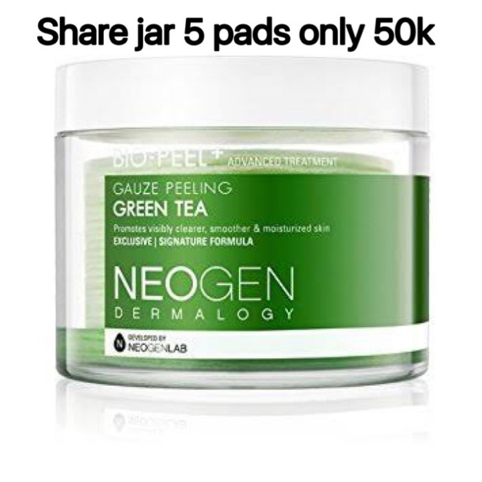 New Trend neogen dermalogy biopeel gauze peeling pad greentea share in jar 5pads Sale