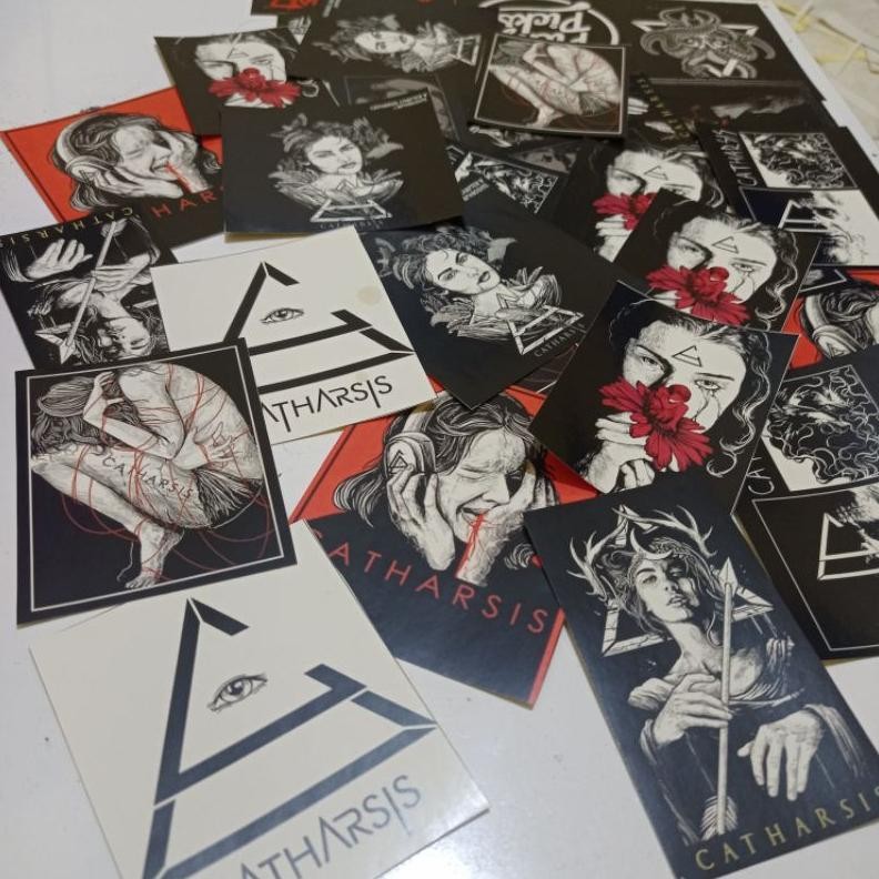 

Discount Sticker Aesthetic Catharsis Isi 12-50 Pcs Sticker Hp/Stiker Helm /Laptop Anti Air