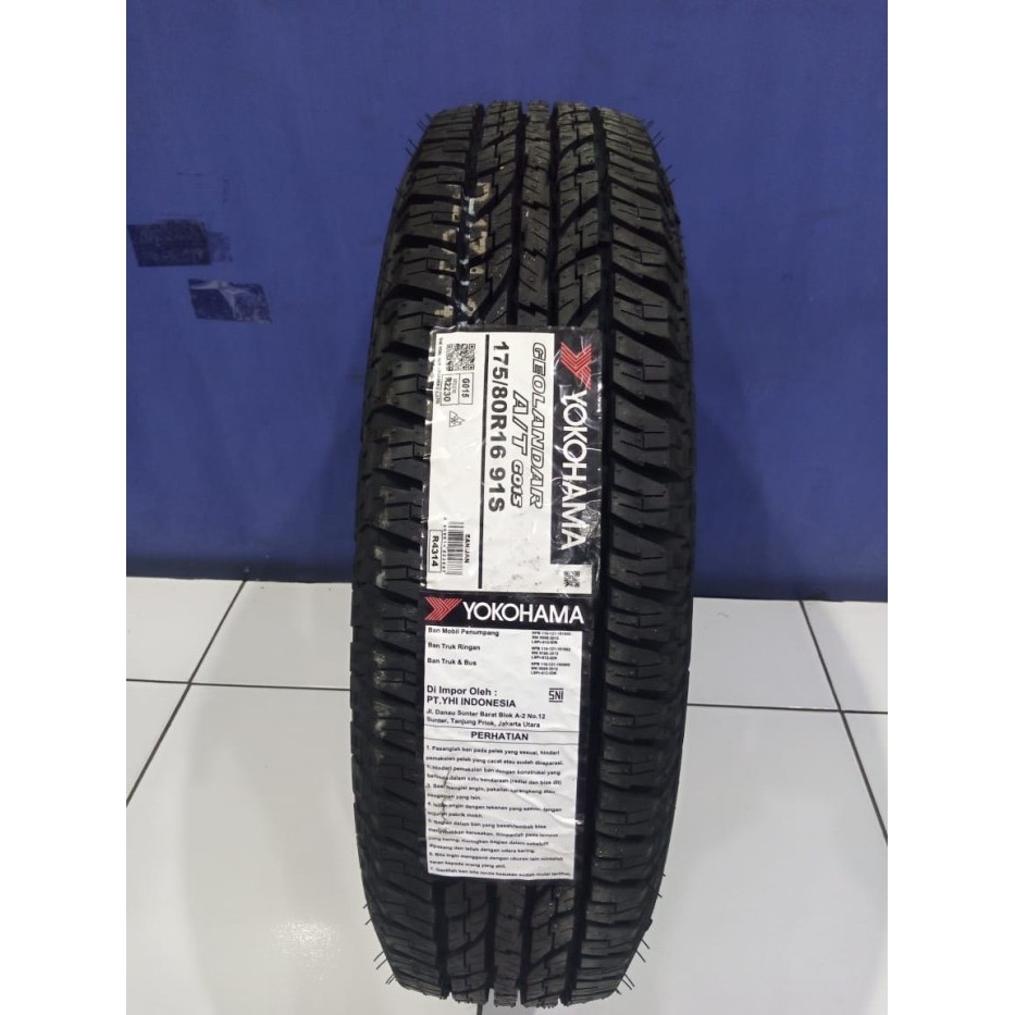 BAN MOBIL YOKOHAMA GEOLANDAR AT -G015 175/80 RING 16