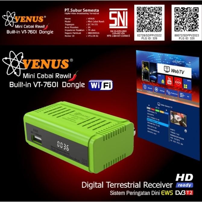 Set Top Box STB Mini TV DIGITAL DVB T2 /DVBT2 Venus STB Mini