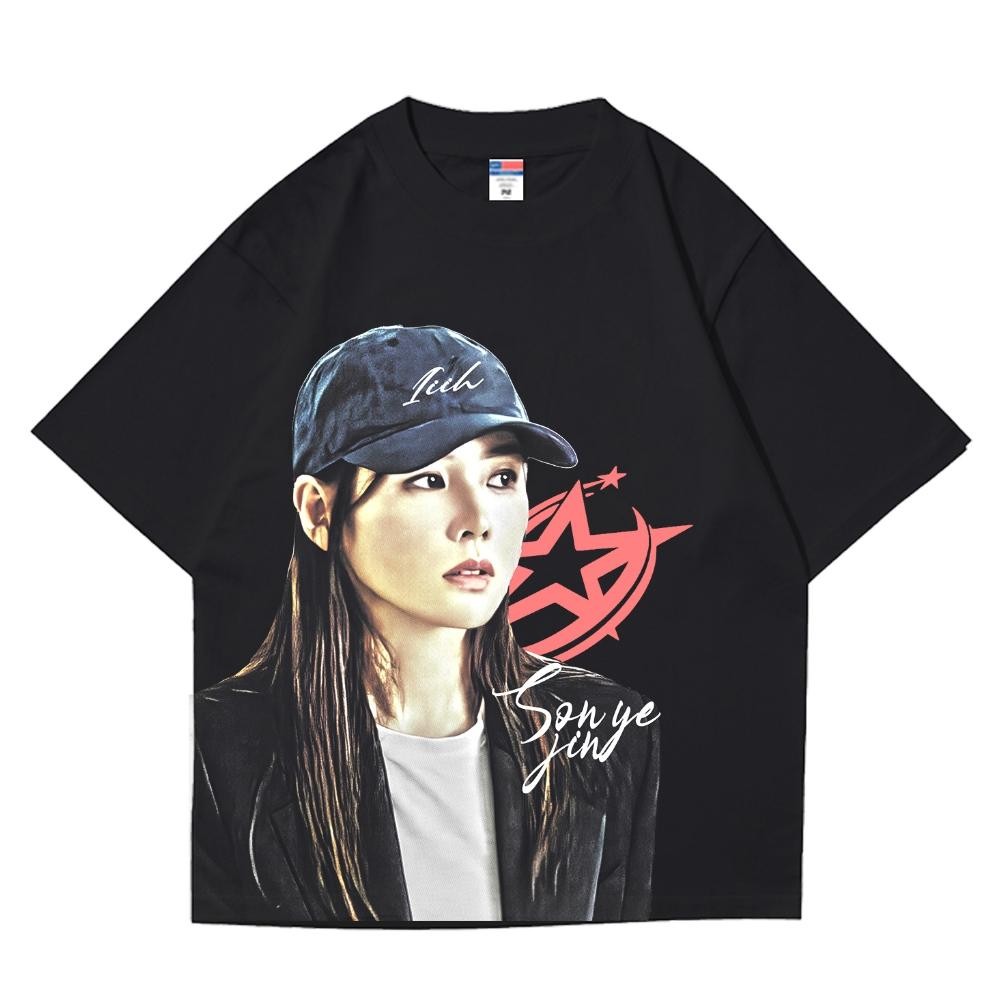 Promo Kaos Oversize Son Ye Jin Hitam