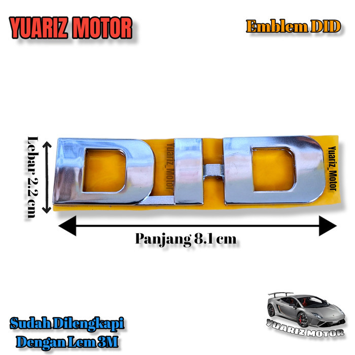 Emblem Tulisan DID TRITON Original/Logo Emblem Tulisan DID TRITON Ori