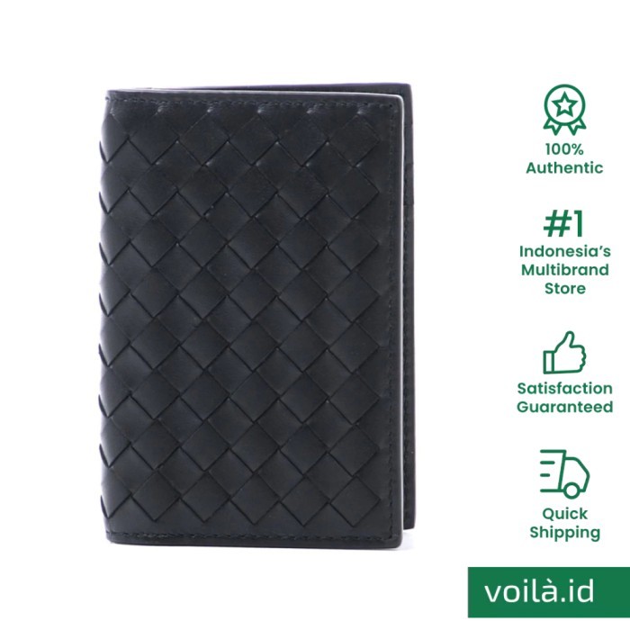 

Terlaris Bottega Veneta Intrecciato Weave Card Holder Black SALE