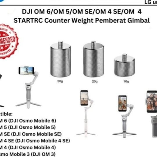 Counterweight Dji Osmo Mobile 3 Pemberat Stabilizer Gimbal Camera Hp