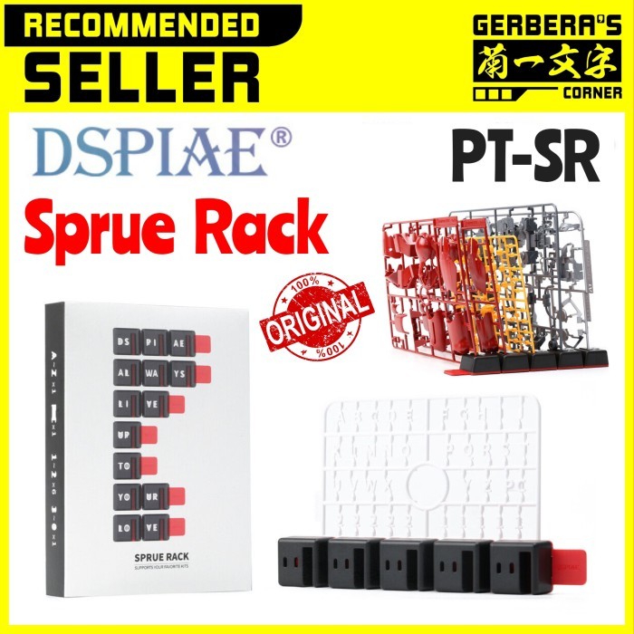 

Terlaris DSPIAE PT-SR Sprue Rack Runner Holder Sprue Holder Gundam Model Kit SALE