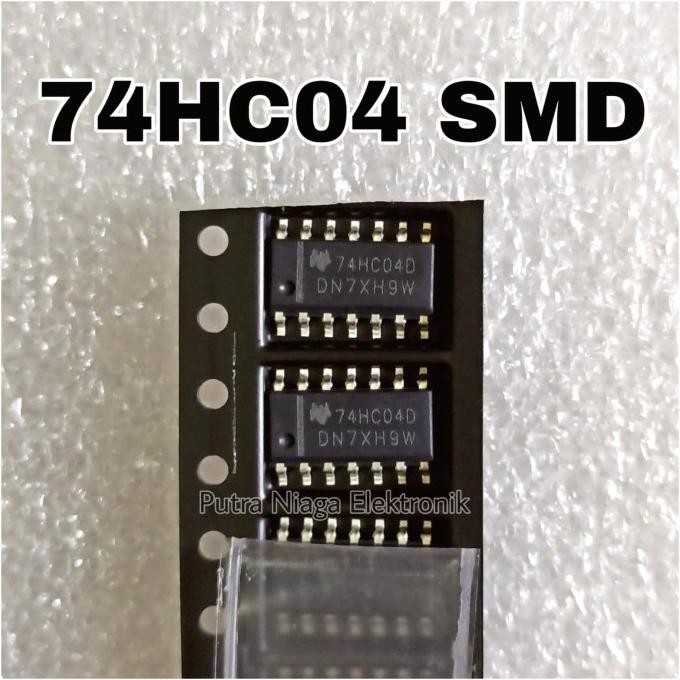 Baru ic 74HC04 SMD SOP 14 PIN 74HC04D HC04 SMD putr4n