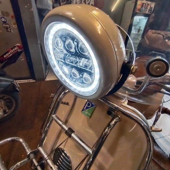 lampu daymaker vespa lxv