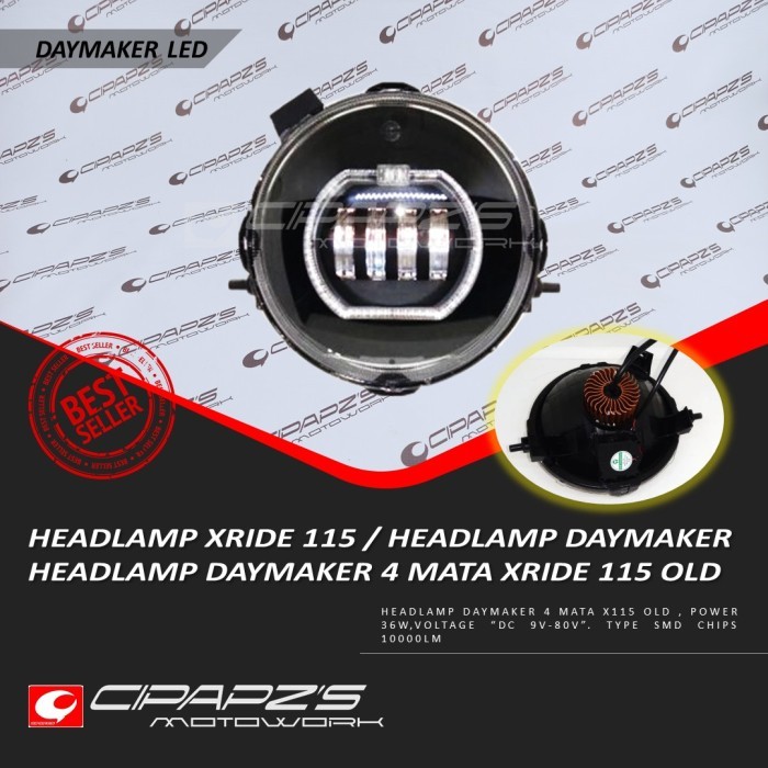 HEADLAMP DAYMAKER 4MATA XRIDE 115 OLD/ DAYMAKER CSTM XRIDE 115 OLD