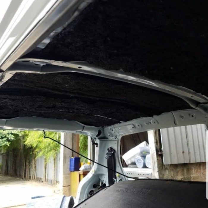 Peredam Suara Mobil Sigra / Calya (Rockwool + Aspal)