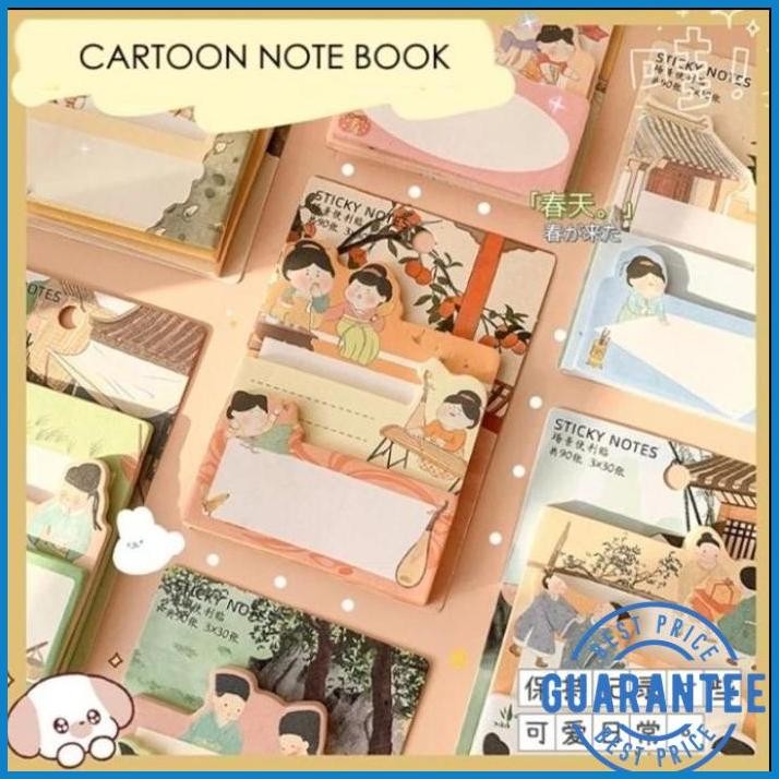 

| HPT | STICKY NOTE KARTUN, MEMO STICKY NOTES CUTE