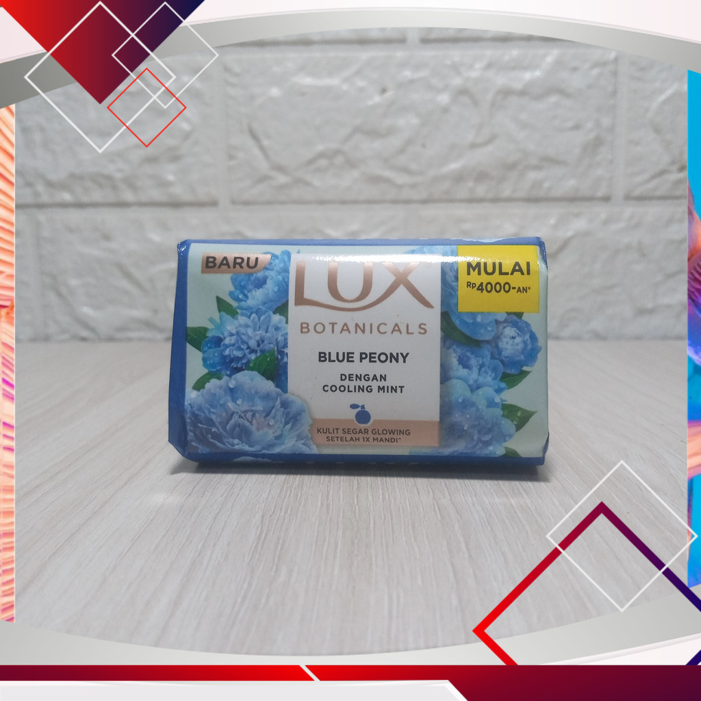 Lux Sabun Batang Botanicals Blue Peony 100gr .