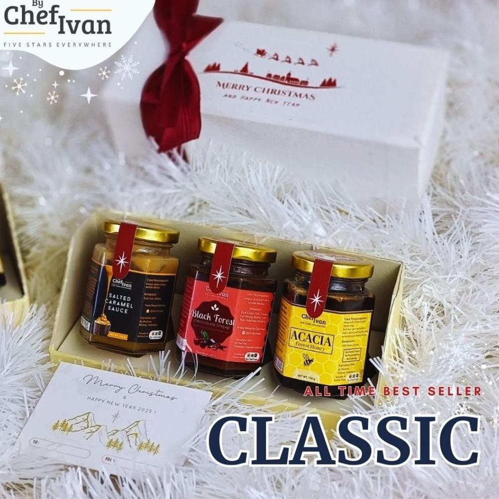 

VIRAL CLASSIC Christmas Hampers Madu Selai Coklat Sambal Hadiah Natal Corporate Gift By Chef Ivan sm-150
