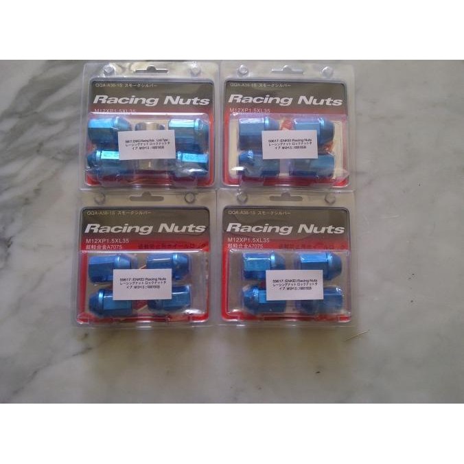 

Nuts Enkei ( Blue - Silver ) 20pcs