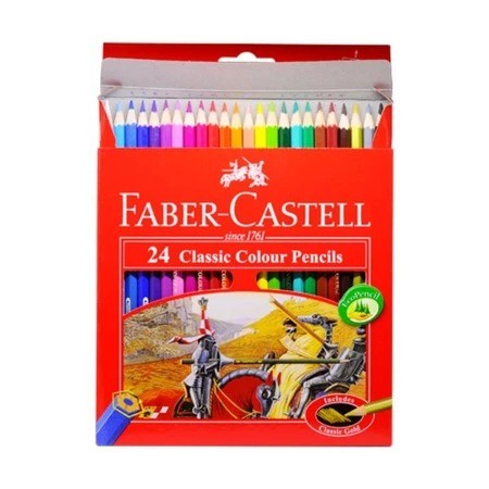 

PENSIL WARNA FABER-CASTELL 24 PANJANG