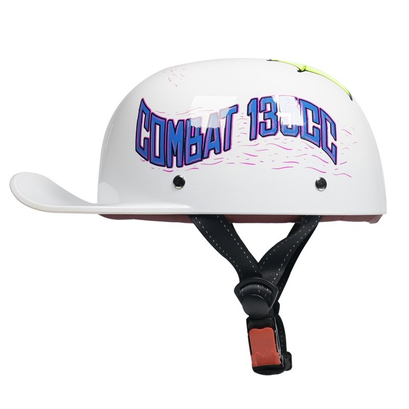 Helm setengah wajah terbuka sepeda motor Retro Vintage |26CA7084|