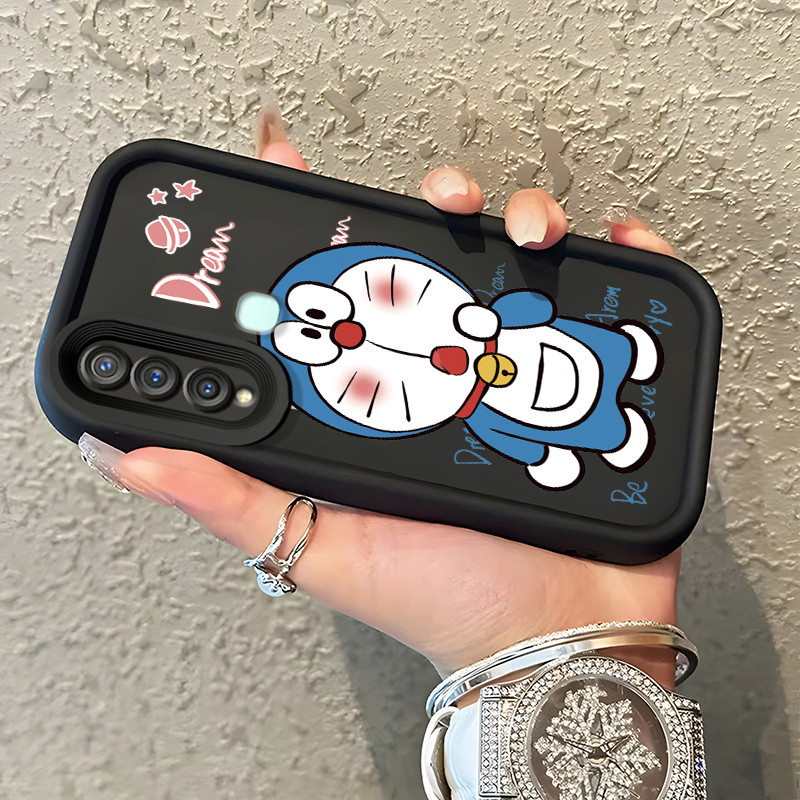 Casing Hp VIVO Y19 VIVO Y5s Case Casing HP pola Doraemon Kesing Silikon Cesing Kasing Anti Drop Soft