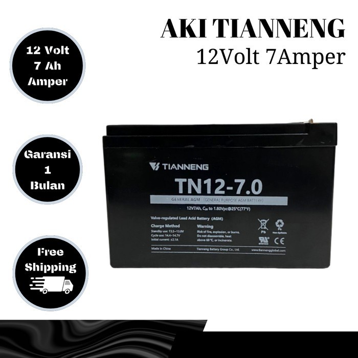 Aki / Battery Alat Semprot / Sprayer Hama Elektrik Nagoya Vrla 12V 7Ah