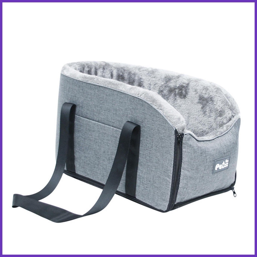 Konsol Tengah Kursi Anjing Tempat Tidur Pembawa Hewan Peliharaan Tempat Tidur Sandaran Tangan Mobil 
