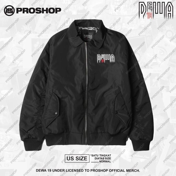 Sale Proshop | Dewa 19 Sayap Bomber  Jacket | Dewa 19 | Hitam