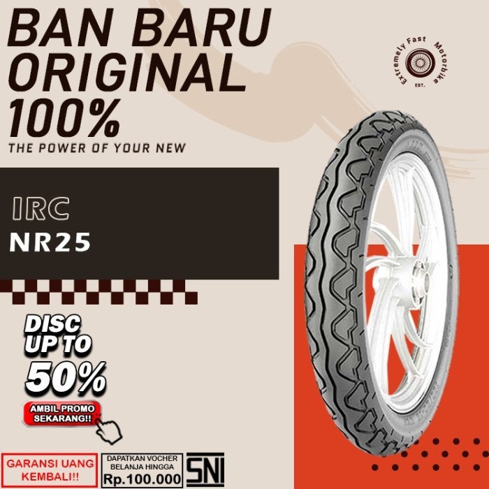 Ban Motor IRC NR25 Ring 18 Ban Depan Belakang ban Motor Tiger Thunder RX Kings Ring 18 Tubetype