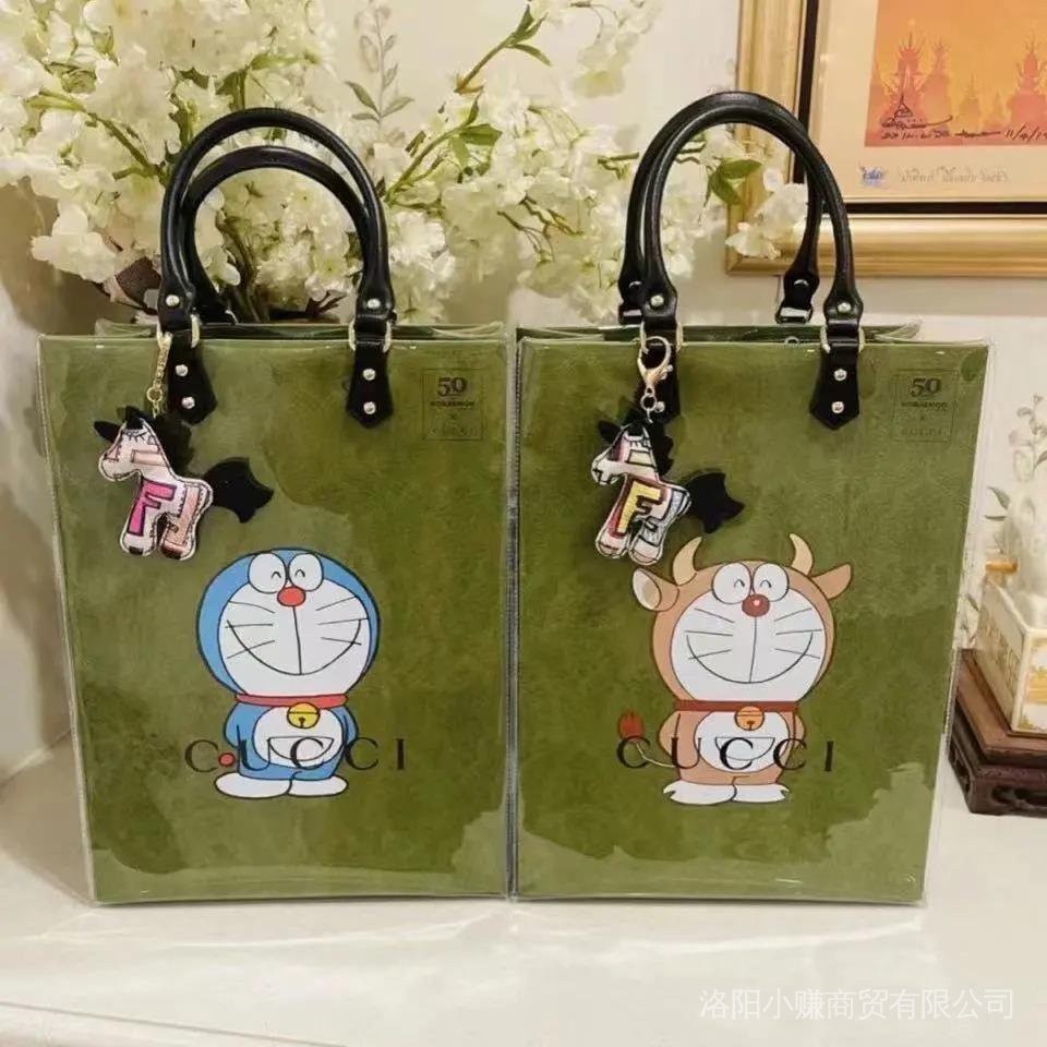 

YaQH Tas Belanja Kertas Selesai Tas Tangan Buatan Tangan Diy Kustom Satu Bahu Kapasitas Besar Pvc Transparan Hadiah |A8E6133E|