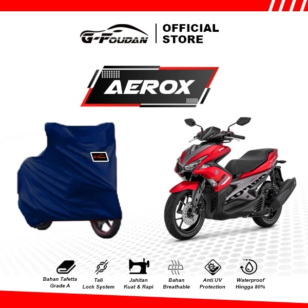 Body Cover Motor Aerox / Sarung Motor Yamaha Aerox / Selimut Sepeda Motor Aerox